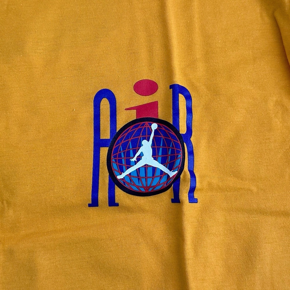 Air Jordan 9 Dream It Do It Nostalgia T Shirt Mens Medium University Gold NWT DS - Picture 2 of 14